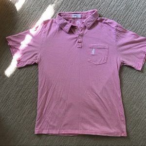 Johnnie-O striped polo, size 12